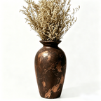 Antiqued Bronze and Copper Patina Urn Vase